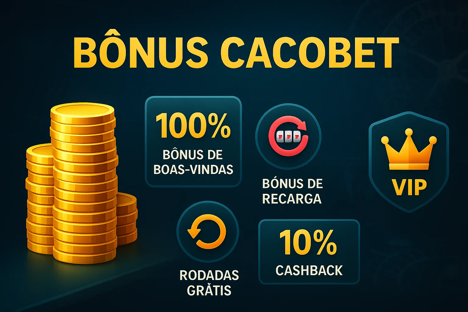 O bônus promocional CACOBET é uma ótima maneira de começar sua aventura