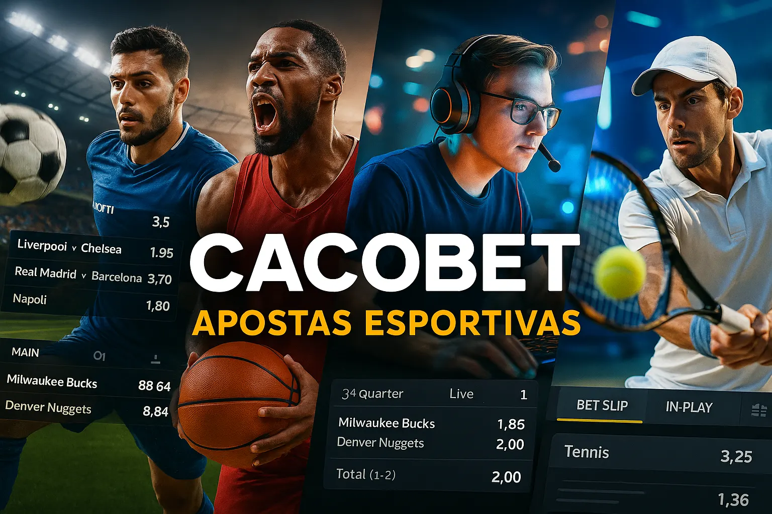 Aposte em apostas esportivas no cassino online CACOBET