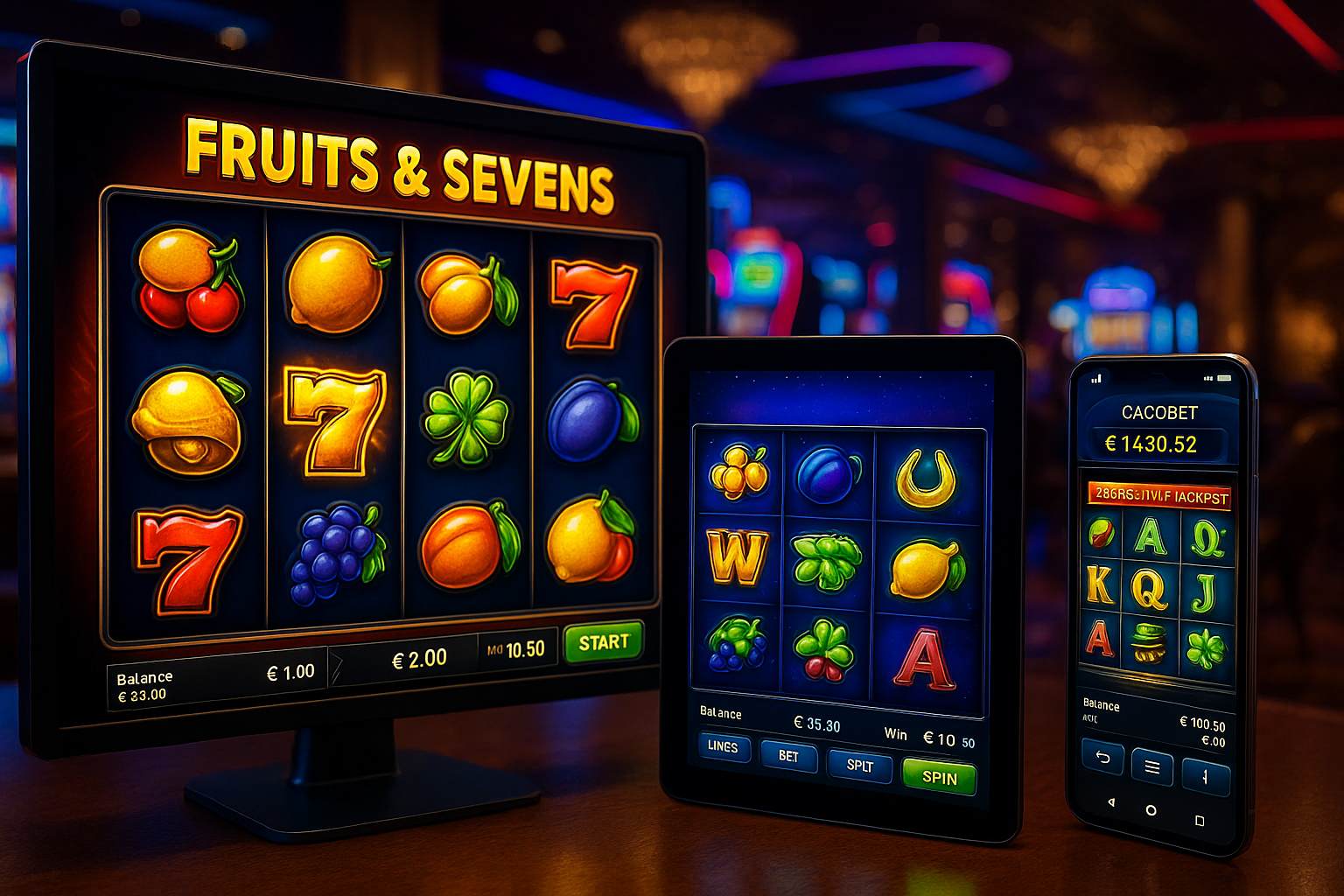 Jogos de Slot no Casino Online CACOBET