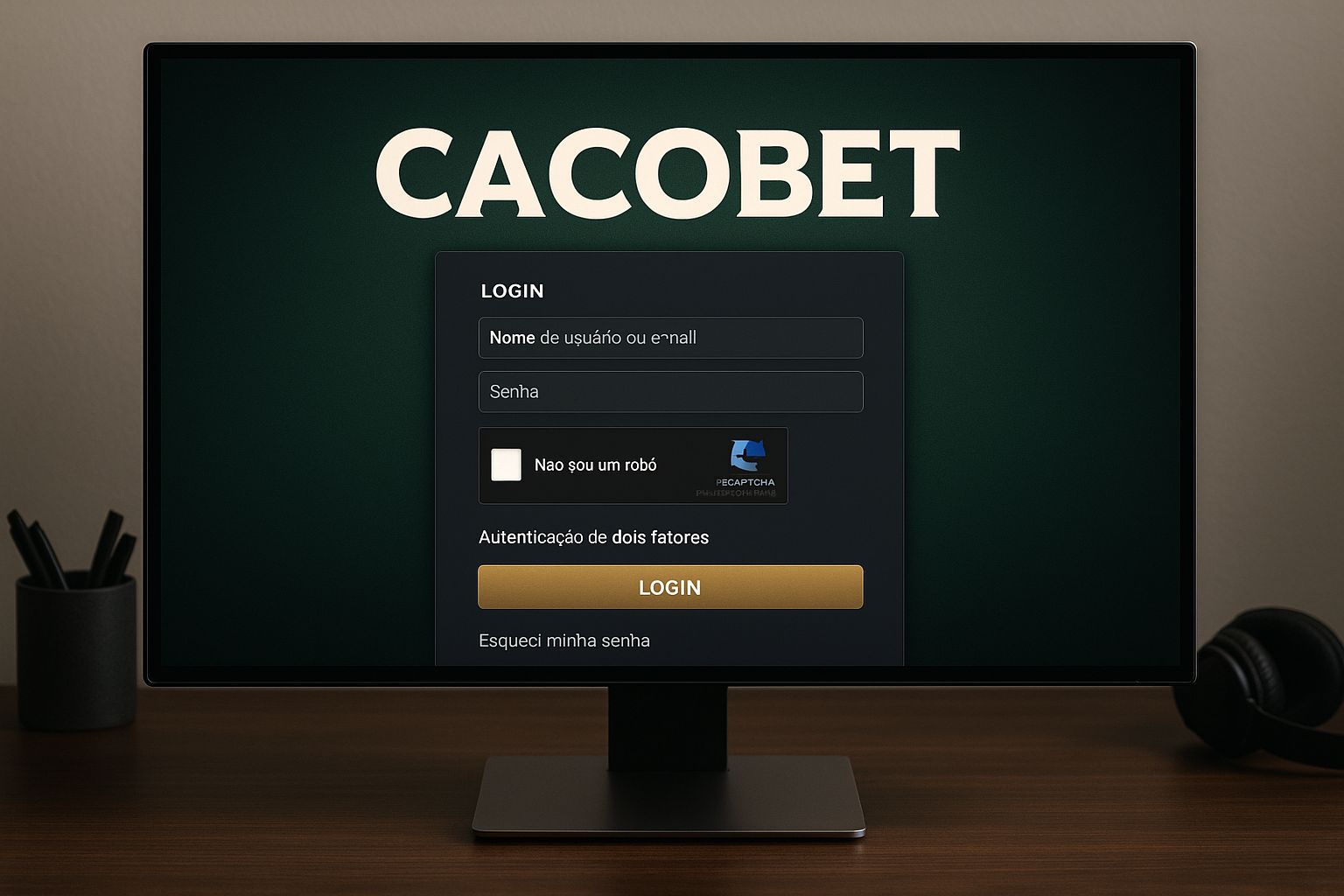 Login no Cassino CACOBET
